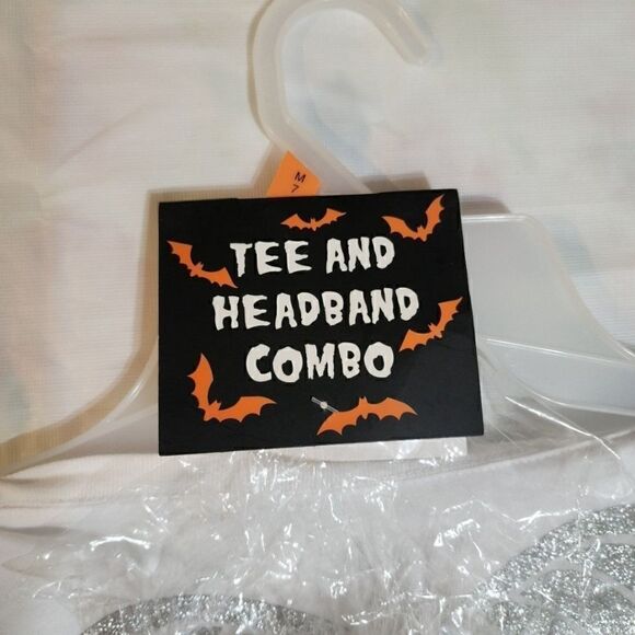 NWT Women's Angel T-Shirt + Headband Combo - Picture 4 of 4